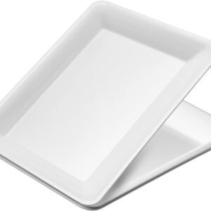 Disposable Plastic Rectangle Serving Trays