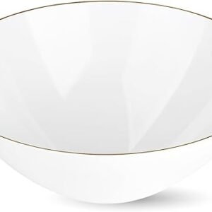 Factory Wholesale 58Oz PS Hard Plastic Disposable Dinnerware Tableware Round Disposable Plastic Salad Bowls