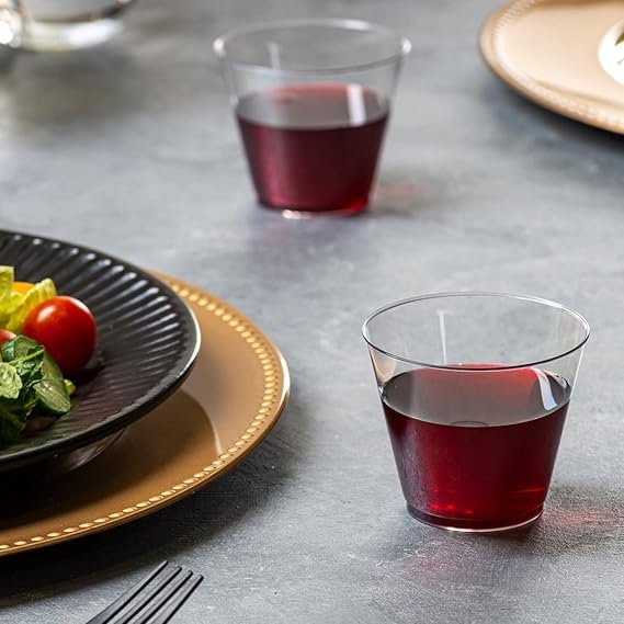 Disposable Hard Plastic Clear Cups/Tumblers 5 oz. - Image 2