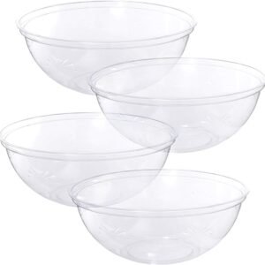 Disposable Plastic Large Round Serving Bowl 160oz
