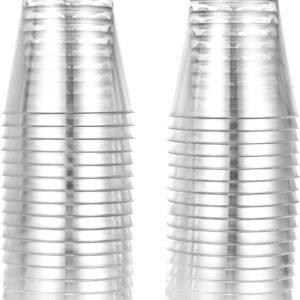 Disposable Plastic 2oz Clear Shot Glasses, Wine Tasting Cups, Small Plastic Tumbler for Whiskey
