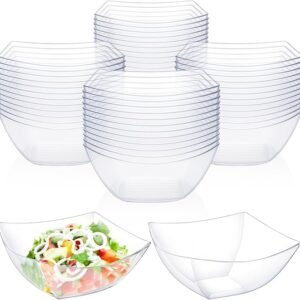 Disposable Plastic Small Salad Bowls 8oz